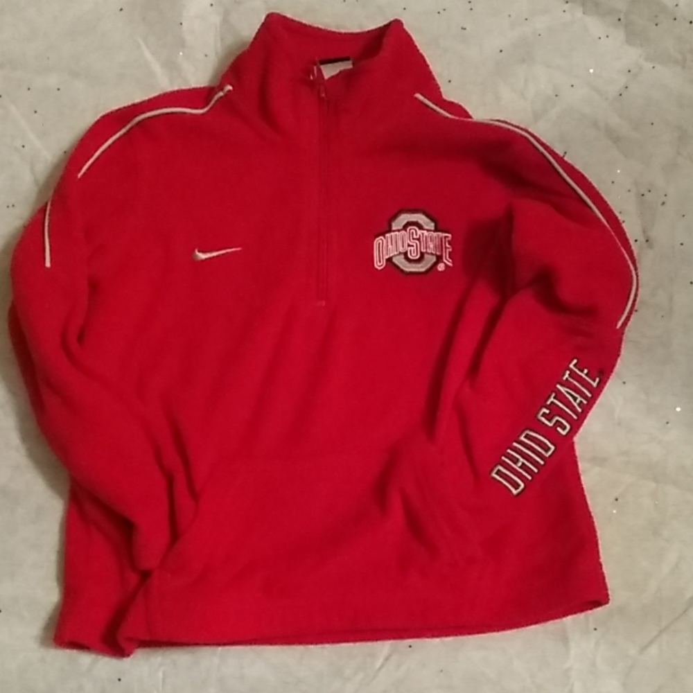 Ohio State fleece half-zipup fleece